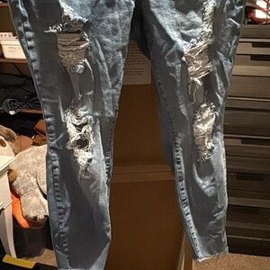 Judy Blue Distressed Blue Jeans 18w